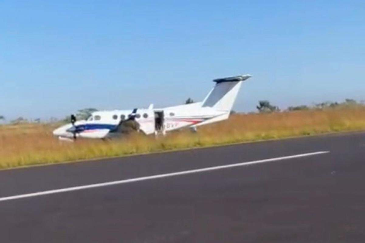 Avião que a dupla Rionegro & Solimões estava
