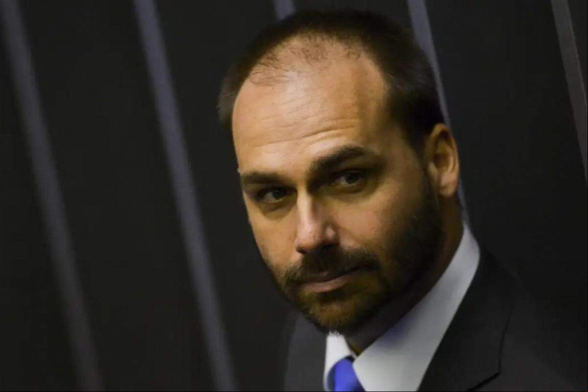 Deputado licenciado Eduardo Bolsonaro (PL-SP) 