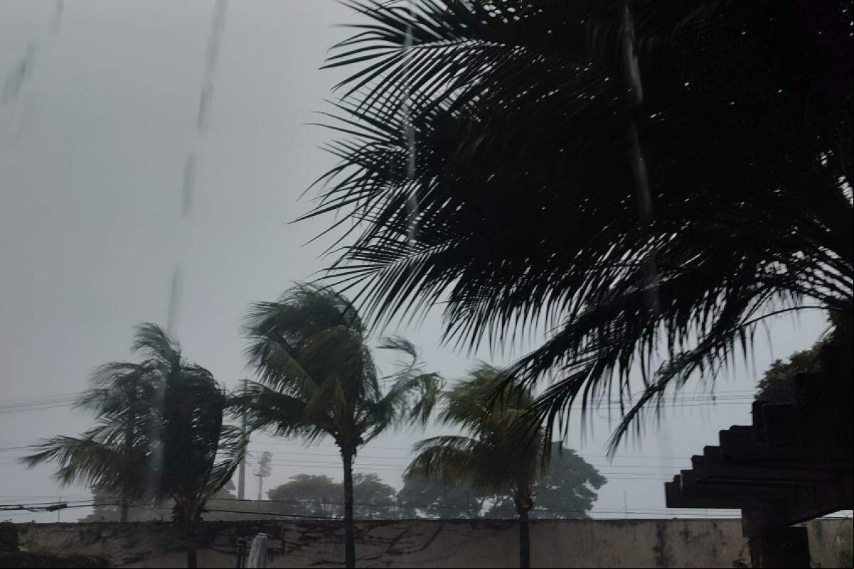 Céu visto na manhã desta terça-feira, 3, no bairro São José